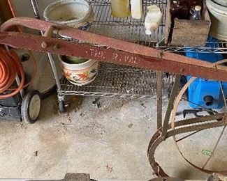 Old Single Push Plow
