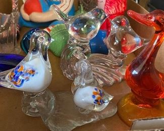 Art Glass Birds