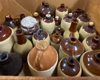 Miniature Stoneware Pottery Jugs