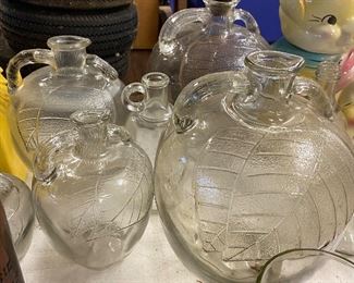 Assorted White House Apple Cider Jugs