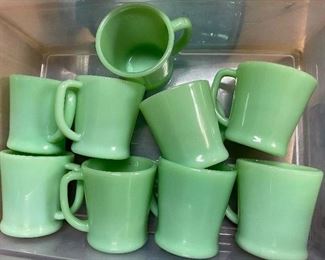 Jadeite Coffee Mugs
