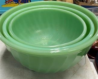 Jadeite Stacking Bowls