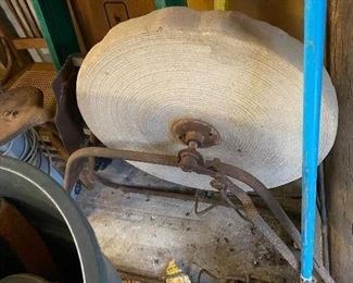 Early Pedal Operated Grinding Stone