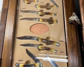 Case Knife Sets in Display