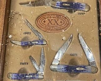 Case Knife Set in Display (Knives are okay/Case has damage)