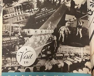 Cannon Mills Kannapolis, N.C. Souvenir Booklet