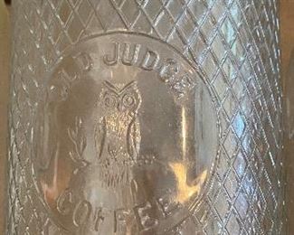 Old Judge Coffee Jar