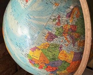 Tin Lithograph Globe