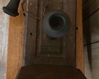 Oak Wall Telephone