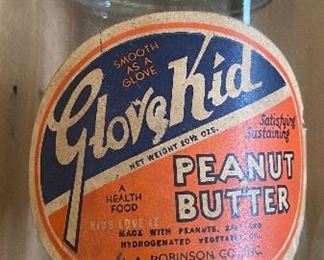 Glove Kid Peanut Butter Jar