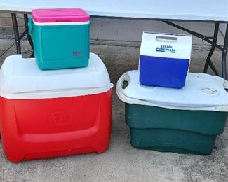 Four Ice Chests