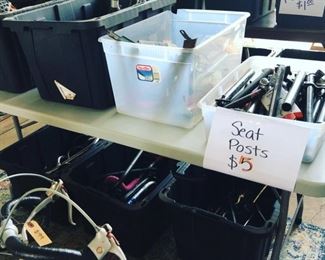 Lots of parts - seat posts for $5