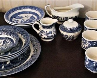 Willow Blue Churchill Dishes