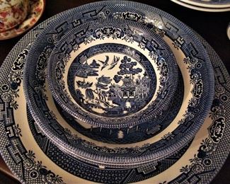 Willow Blue Churchill Dishes