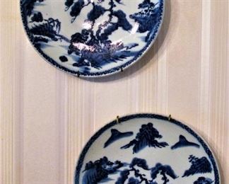 Vintage Blue Plates