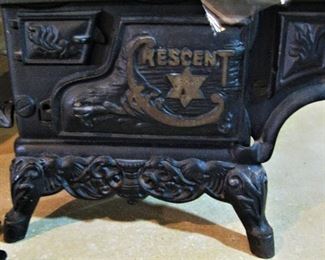 Antique Crescent Cast Iron Salesman Sample Stove