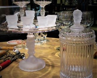 Three Face Frosted Glass