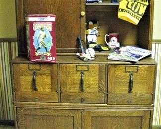 Globe Antique File Cabinet