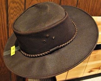 Stoney Oilskin Leather Australian Hat