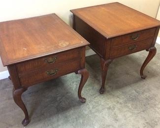 VTG. TIDEWATER COLLECTION MORGANTON END TABLES