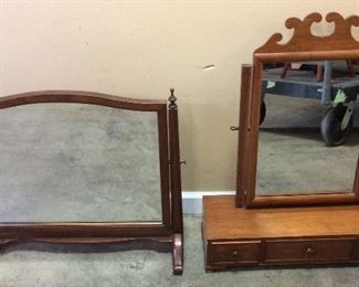 2 VANITY TOP MIRRORS