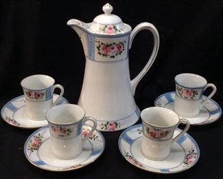 HAND PAINTED NIPPON CHOCOLATE SET