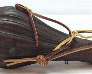 VTG. COPPER POWDER FLASK