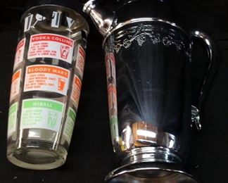 (2) COCKTAIL SHAKERS