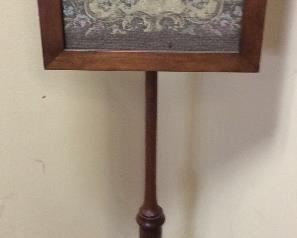 VINTAGE TAPESTRY ART ON STAND