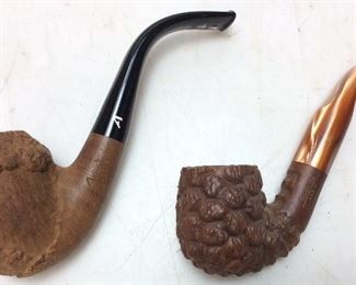 (2) ASCORTI HAND MADE TOBACCO PIPE, NEW

& BARONTINI TOBACCO PIPE, USED,