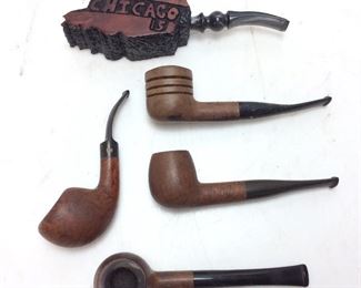 5 TOBACCO PIPES, STANWELL & NO NAME