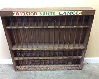 VINTAGE TIN METAL CIGARETTE DISPLAY
