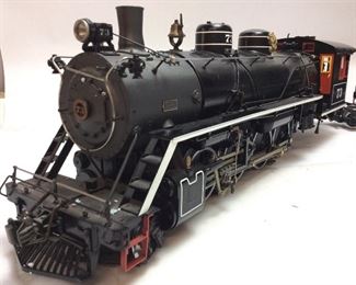 ASTER/LEHMANN GROSS BAHN #73 G SCALE LOCOMOTIVE & COAL CAR WHITE PASS & YUKON ROUTE 21832