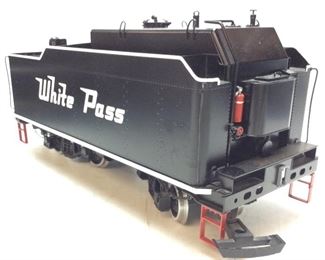 ASTER/LEHMANN GROSS BAHN #73 G SCALE LOCOMOTIVE & COAL CAR WHITE PASS & YUKON ROUTE 21832