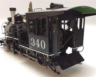 ACCUCRAFT ‘’LIVE STEAM’’ G SCALE LOCOMOTIVE & COAL CAR 5571