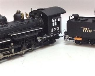 L.G.B LEHMAN GROSS & BACHMANDENVER RIO GRAND G SCALE #473 20831 w ORIGINAL WOOD CASE,