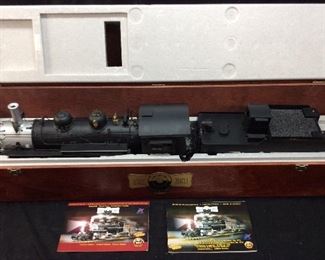 ACCUCRAFT LIVE STEAM ENGINE LOCOMOTIVE 
DENVER RIO GRANDE
G SCALE #473 20831 w PHOENIX SOUND SYSTEM
AND ORIGINAL WOOD CASE,