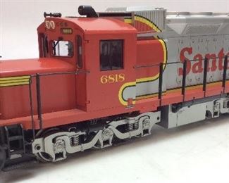 L.G.B. LEHMAN GROSS & BACHMAN G SCALE
SANTA FE #6818 WITH ORIGINAL BOX,