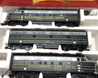 L.G.B. LEHMAN GROSS & BAHN G SCALE
BALTIMORE & OHIO 3 PIECE SET, LIMITED EDITION, 70457,