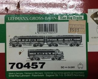 L.G.B. LEHMAN GROSS & BAHN G SCALE
BALTIMORE & OHIO 3 PIECE SET, LIMITED EDITION, 70457,