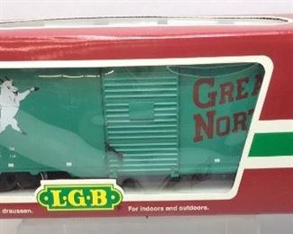 LEHMANN GROSS & BAHN GREAT NORTHERN BOXCAR