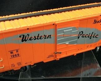 LEHMANN GROSS & BAHN WESTERN PACIFIC
BOXCAR G SCALE 001061 NO BOX,