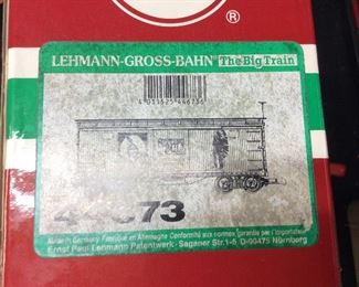 L.G.B. LEHMANN GROSS & BAHN SITTING BULL G SCALE TRAIN BOXCAR