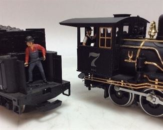 L.G.B C&S MOGUL STEAM LOCOMOTIVE G SCALE 25192 WITH SOUND AND BOX