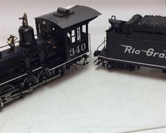 LEHMANN GROSS & BAHN G SCALE LOCOMOTIVE #340 D&RGW, BURNHAM PERRY & WILLIAMS #5571, 21'', NO BOX,