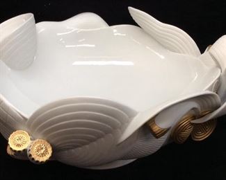 LLADRO NATUROFANTASTIC CENTERPIECE GOLDEN LUSTRE