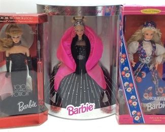 (3) BARBIE DOLLS
