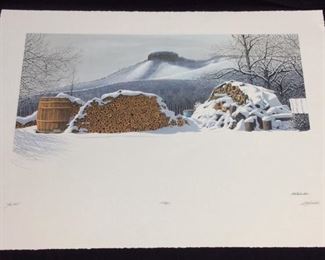 BOB TIMBERLAKE SIGNED PRINT, #2065/4621, THE PILOT