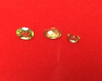 ASSORTED GEMSTONES, SUNSET RUBY, AFRICAN AMETHYST, PERIDOT, ASSORTED SIZES & CUTS, 4MM/8MM
