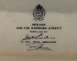 1963 ROYAL WORCESTER ENGLAND RAIMONDO